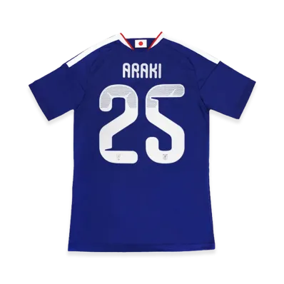 adidas Soccer Japan 2026 Home Replica Jersey #25 Hayato Araki "Japan Blue/Ash Blue"