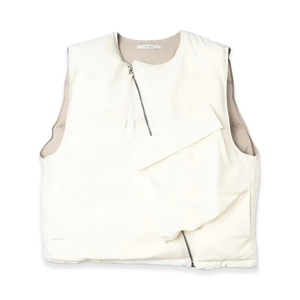 JieDa Puffer Vest "Off-White"