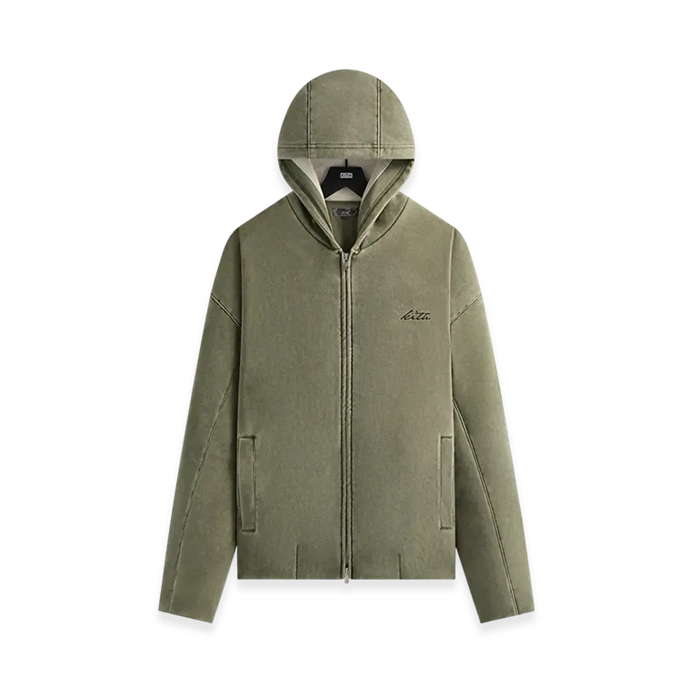 Kith Washed Microsuede Puffed Jaysen Hoodie "Cavan"