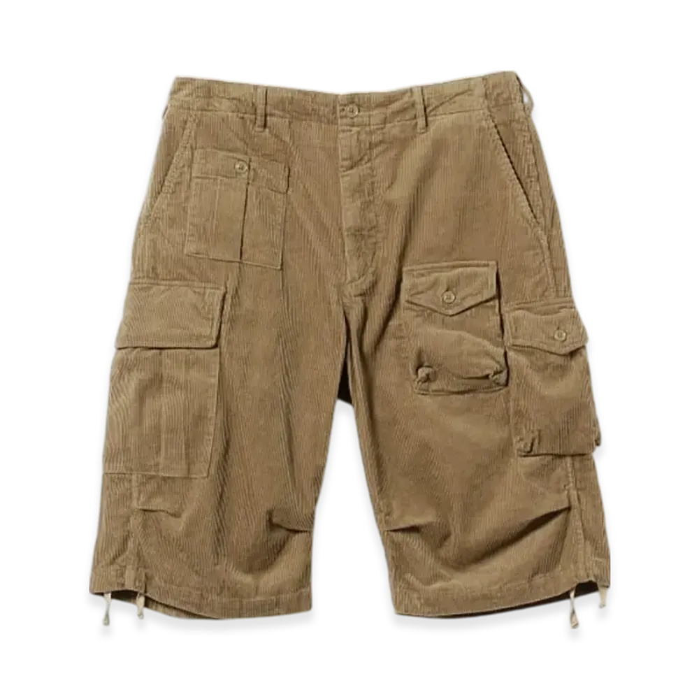 ENGINEERED GARMENTS x BEAMS Exclusive Bdu 3/4 Shorts Corduroy "Khaki"