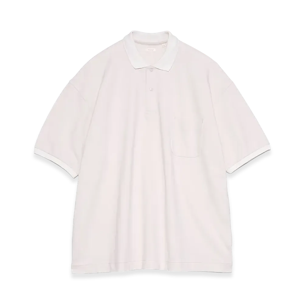 nanamica S/S Polo Shirt "GrayishPink"