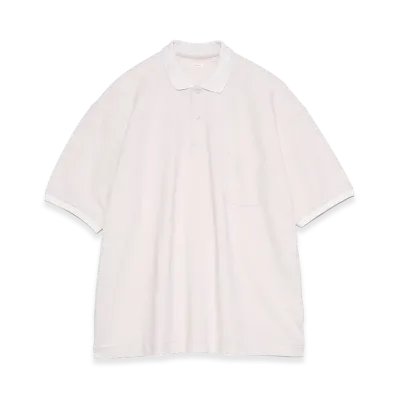 nanamica S/S Polo Shirt "GrayishPink"