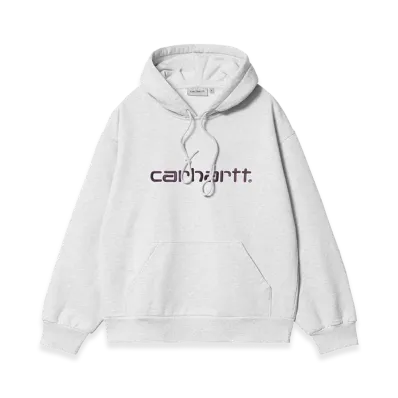 Carhartt WIP Hooded Carhartt Sweat "Ash Heather/Cozy Purple"