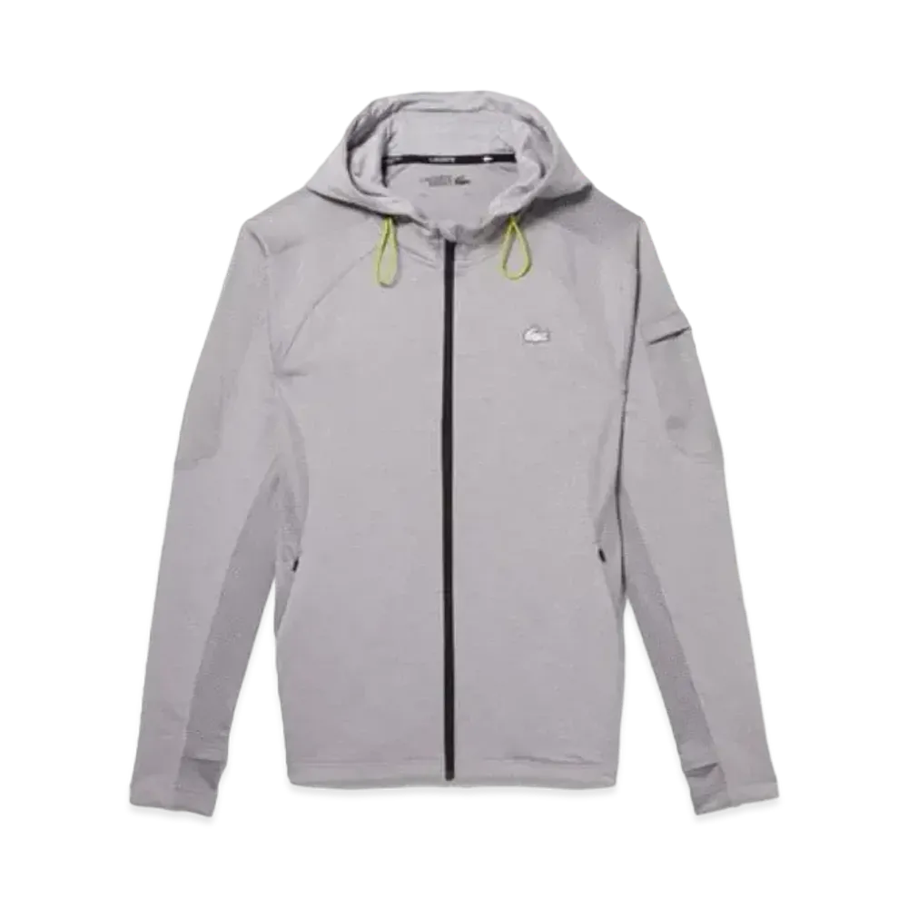 LACOSTE Stretch Midlayers Knit Parka "Grey"