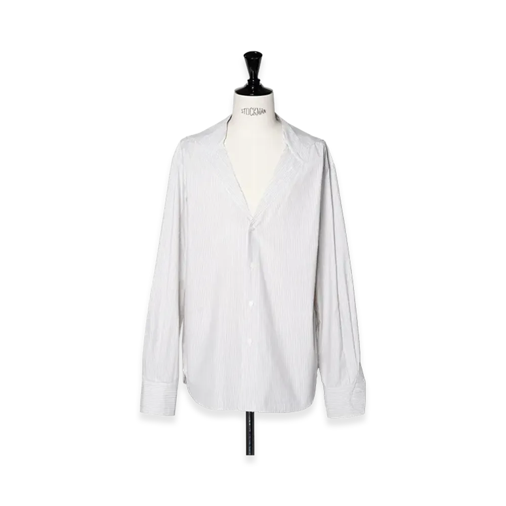 MM6 Maison Margiela Trompe L'Oeil Stripe Shirts "White"