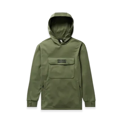 UNDEFEATED x BURTON Performance Hoodie "Olive"