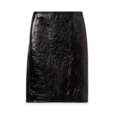 GUCCI Women's Leather Skirt "Black"