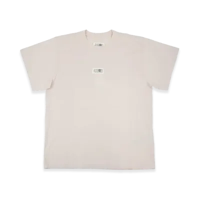 MM6 Maison Margiela Numeric Logo Label T-Shirt "White"
