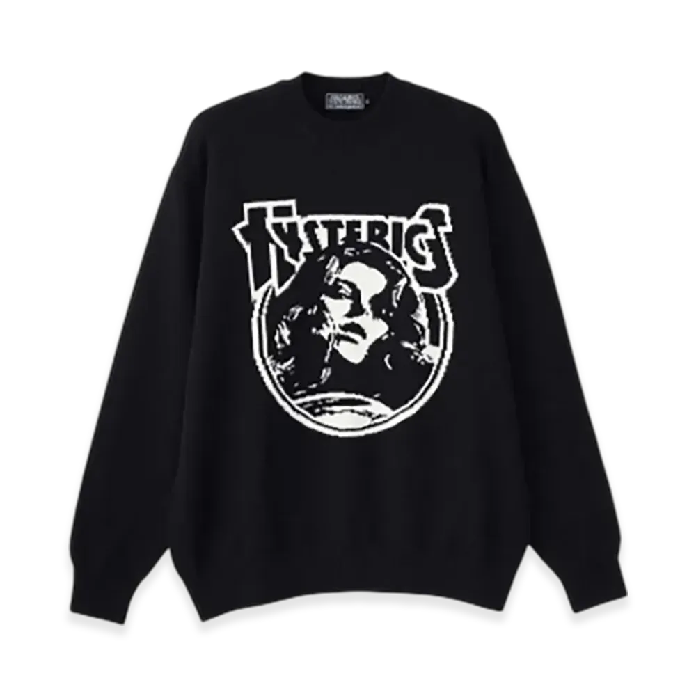 HYSTERIC GLAMOUR Endless Rock Knit Sweater "Black"