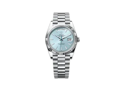 ROLEX Day-Date 40mm Platinum 228236 "Ice Blue"