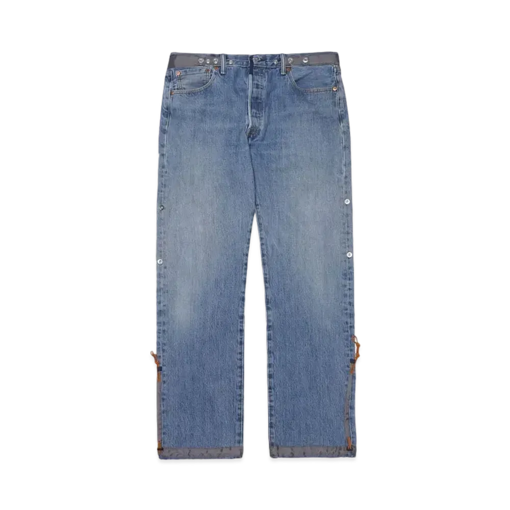 Poliquant THE DEFORMED ADJUSTABLE THRIFTING DENIM 501 "INDIGO"