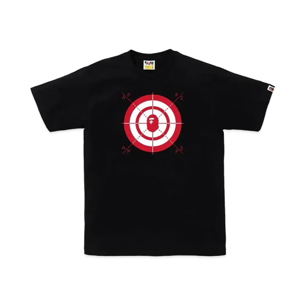 A BATHING APE Shooting Gallery Tee "Black"