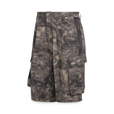 adidas Adilenium Season 5 AOP Cargo Shorts "ChalkPearl/WonderTaupe"