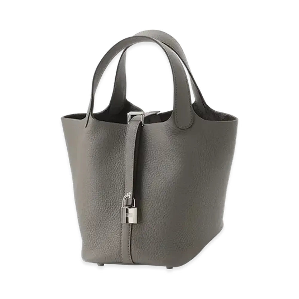 Hermes Picotin Lock 18/PM Taurillon Clemence "Grismeyer"
