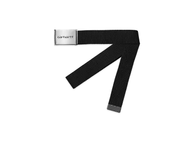 Carhartt WIP Clip Belt Chrome "Black"