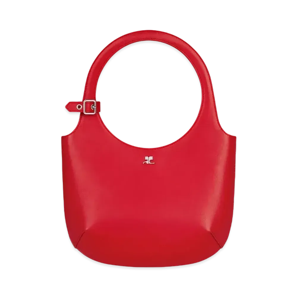Courreges Holy Leather Bag "Ruby"