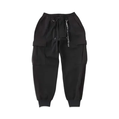 mastermind WORLD Ribbed Cargo Pants "Black"