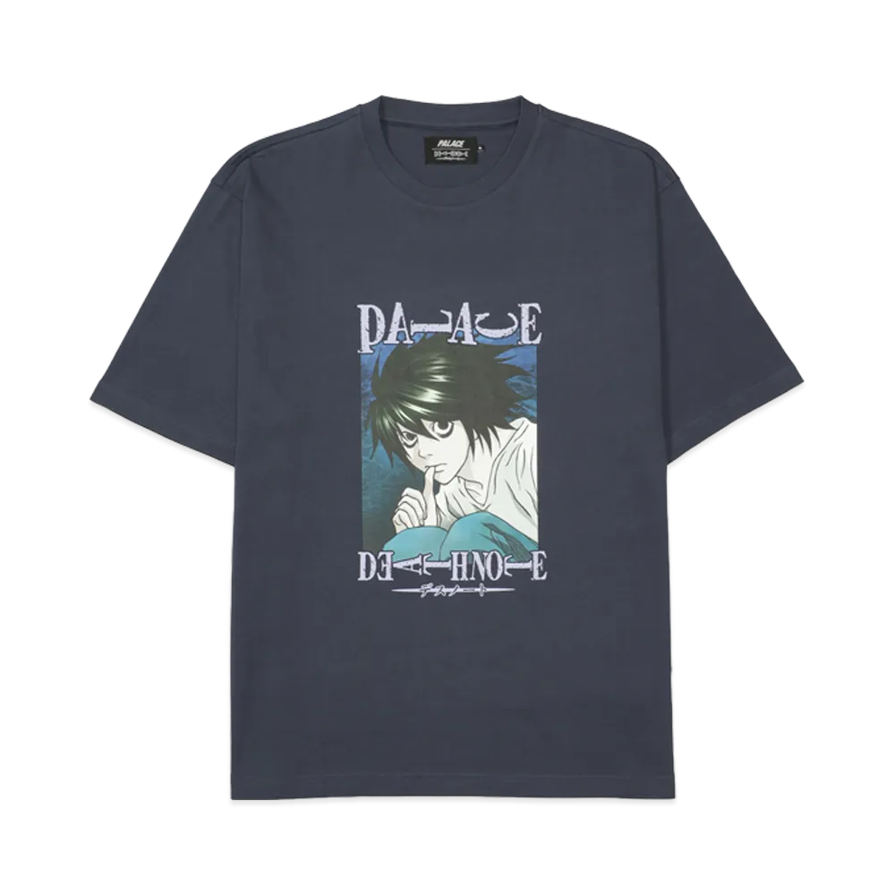 PALACE x DEATH NOTE T-Shirt "Navy"