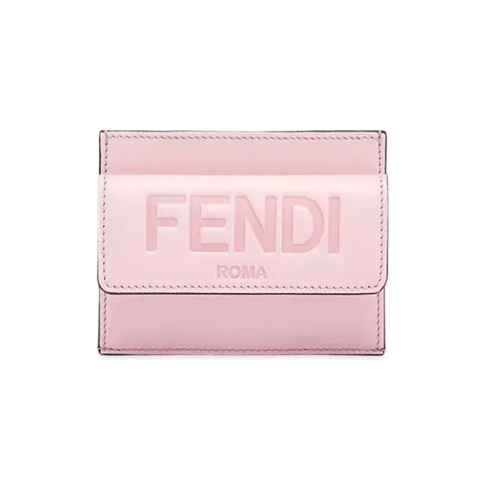 FENDI Card Case Leather "Pink"