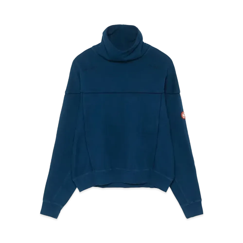 Cav Empt (C.E) OVERDYE DEVIDE STAND COLLAR SWEAT "Navy"