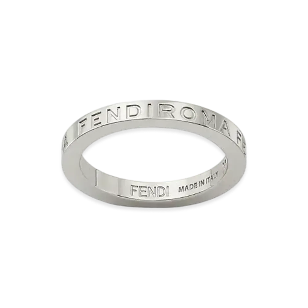 FENDI Signature Ring "Silver"