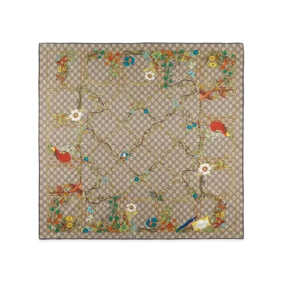 GUCCI Women's Cruise Scarfs "Beige"