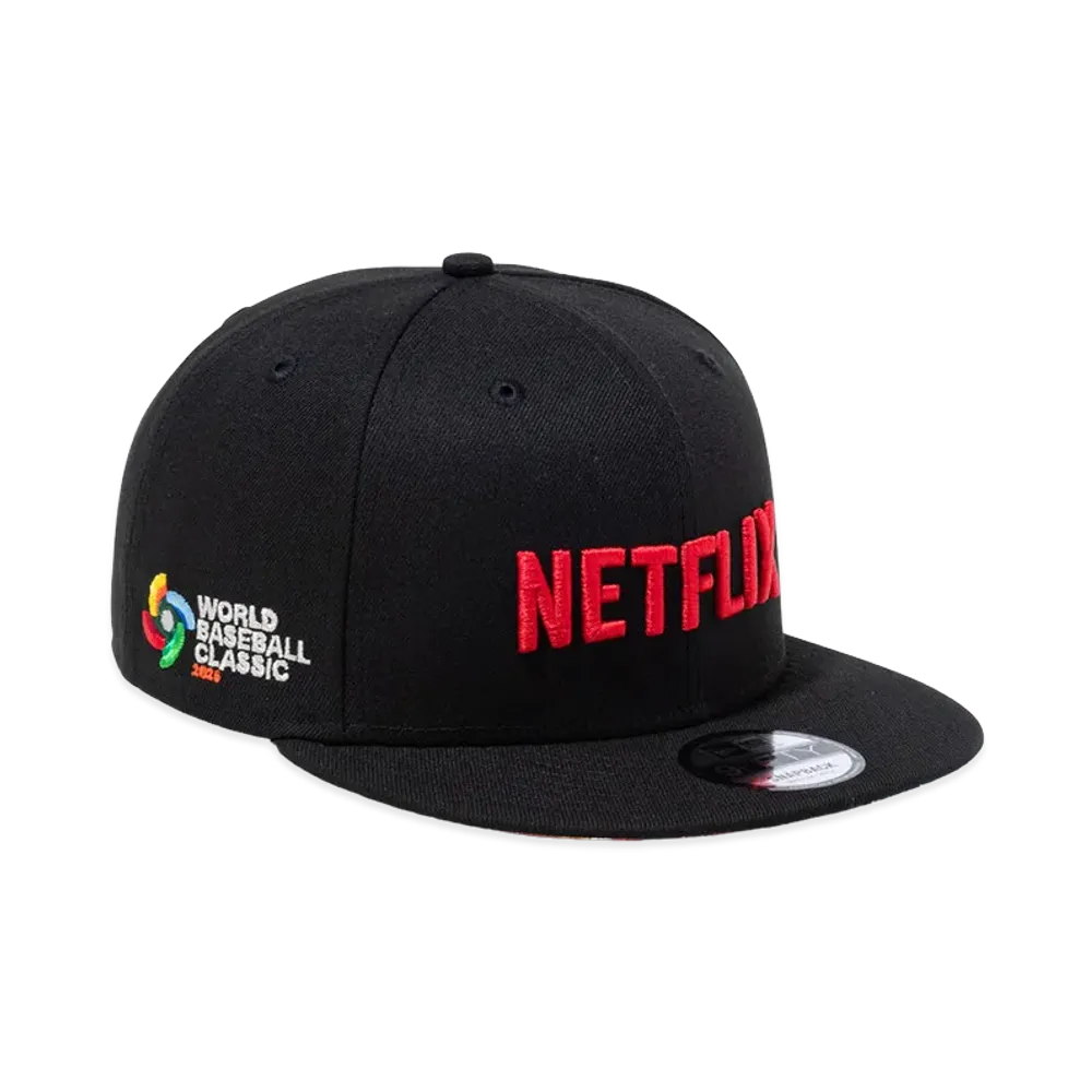 NEW ERA x World Baseball Classic x Netflix 9Fifty Side Logo "Black"