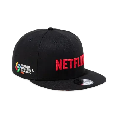 NEW ERA x World Baseball Classic x Netflix 9Fifty Side Logo "Black"