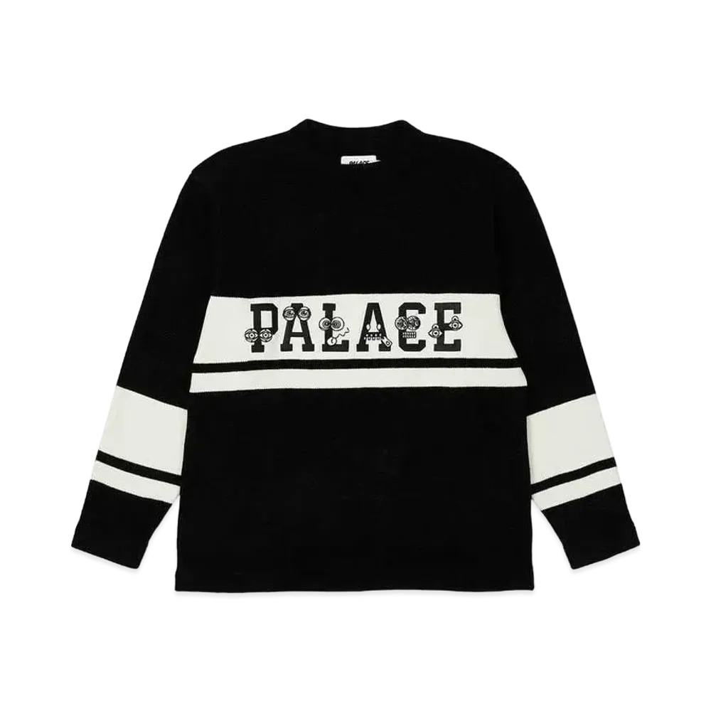 PALACE CHENILLE KNIT "Black/White"