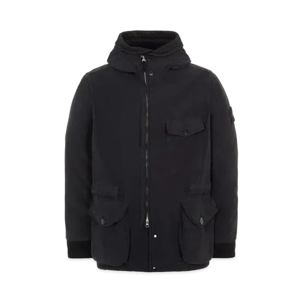 Stone Island 41131 DAVID LIGHT-TC CON MICROPILE "Black"