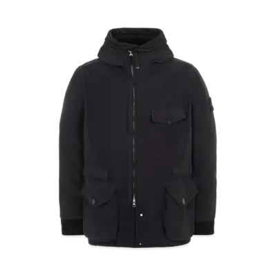 Stone Island 41131 DAVID LIGHT-TC CON MICROPILE "Black"