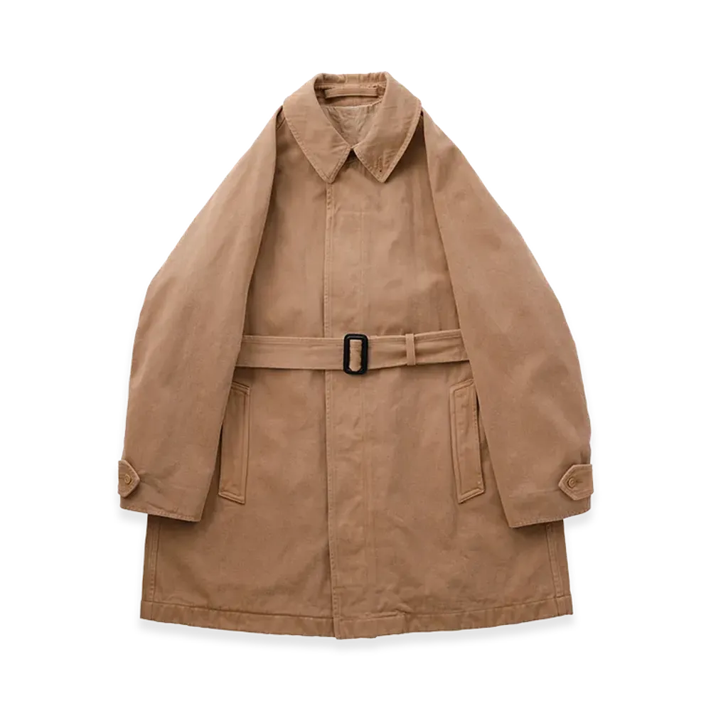 T.T Taiga Takahashi LOT.402 CC41 Coat "Natural Dyed Rhubarb Beige"