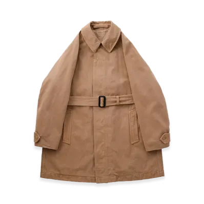 T.T Taiga Takahashi LOT.402 CC41 Coat "Natural Dyed Rhubarb Beige"