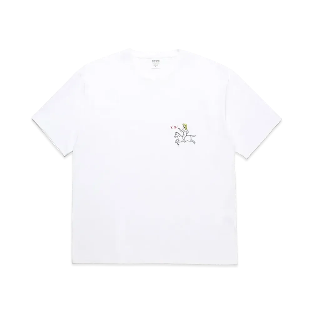 WACKO MARIA Washed Heavy Weight T-Shirt "White"