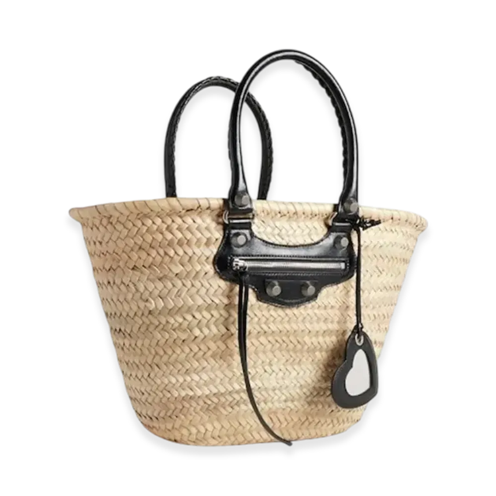 BALENCIAGA Le Cagole Medium Basket "Beige"