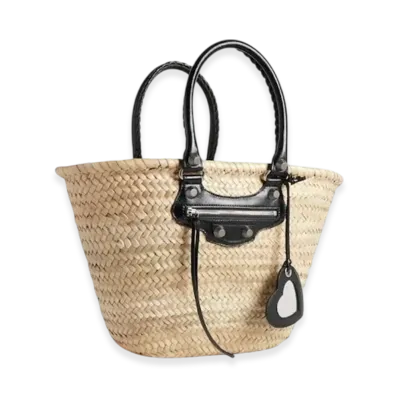 BALENCIAGA Le Cagole Medium Basket "Beige"