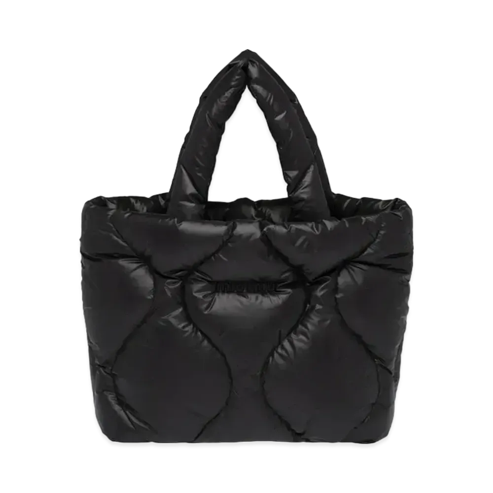 MIU MIU Padd Nylon Tote Bag "Black"