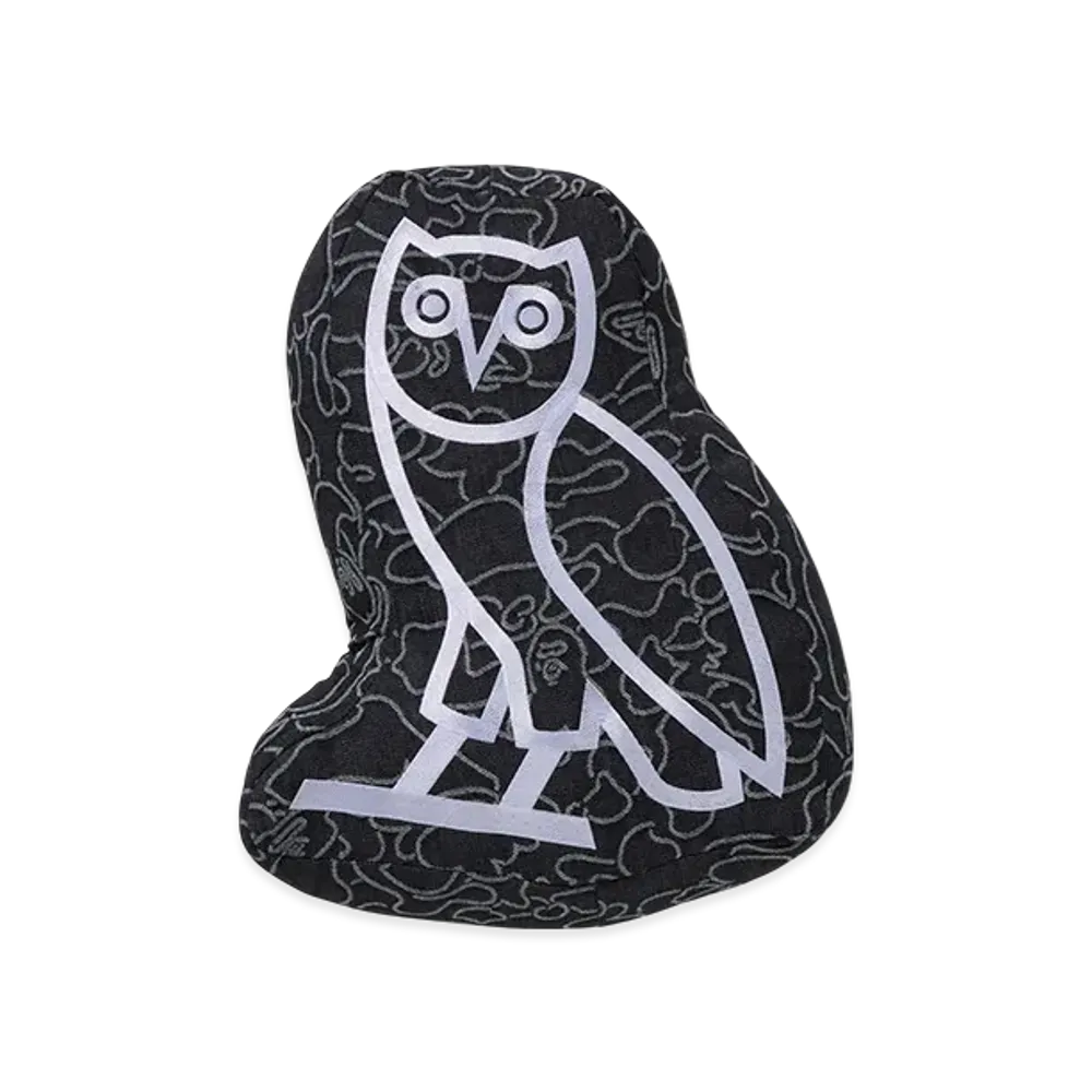A BATHING APE x OVO Neon 1St Camo Jacquard Denim Cushion "Indigo"