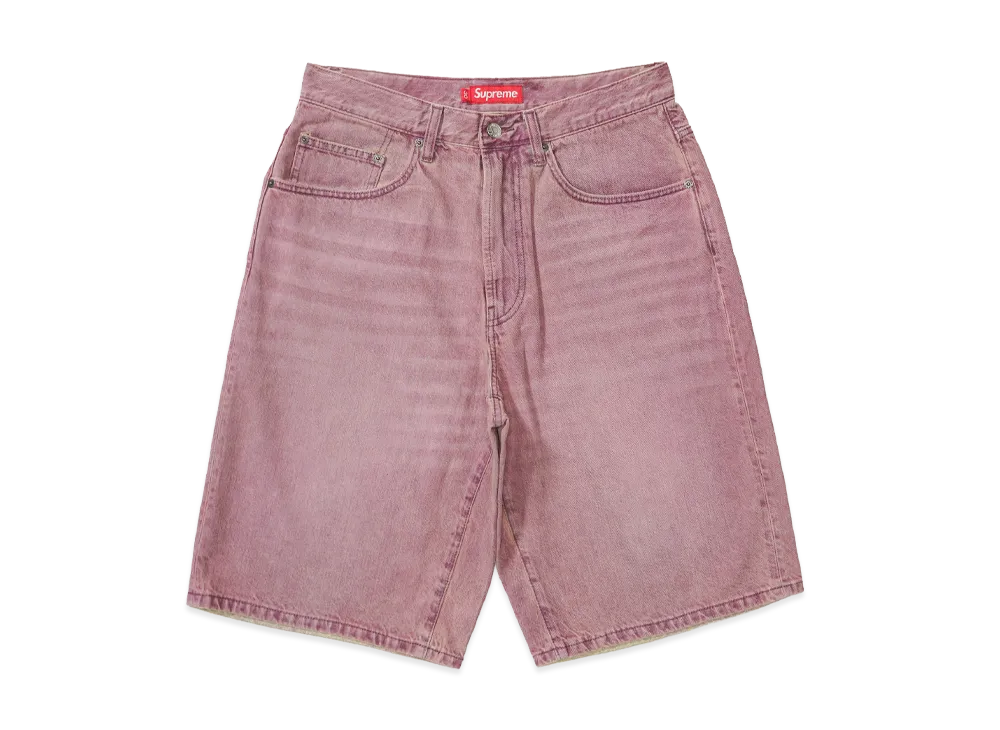 Supreme Baggy Denim Short (26SS) "Overdyed Purple"