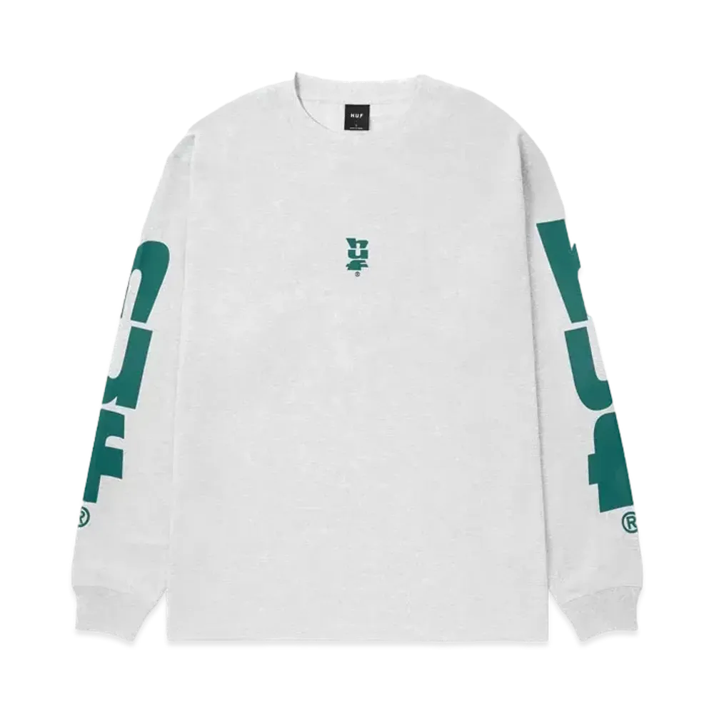 HUF Megablast Stretch Long Sleeve T-shirt "Ash Gray"