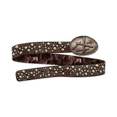 Travis Scott Studded Belt "Brown"