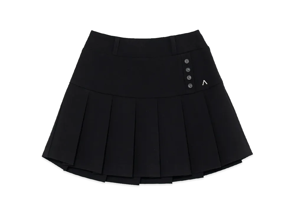 ANDMARY Women's Heidi Pleats Mini Skirt "Black"