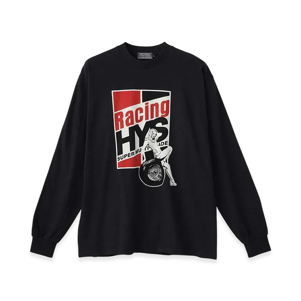 HYSTERIC GLAMOUR RACING HYS Tee "Black"