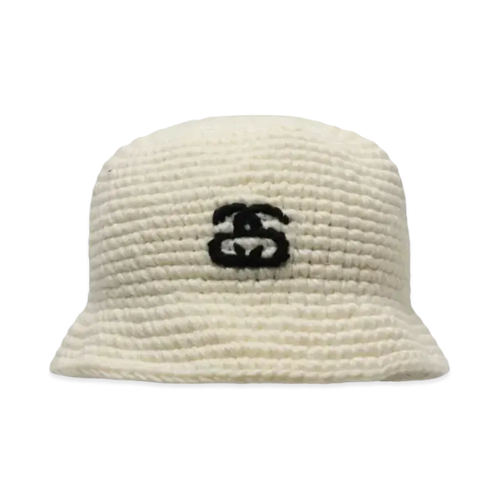 Stussy Bucket Hat SS Link Knit "Bone"