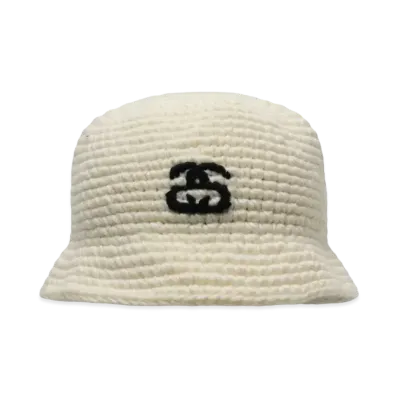 Stussy Bucket Hat SS Link Knit "Bone"
