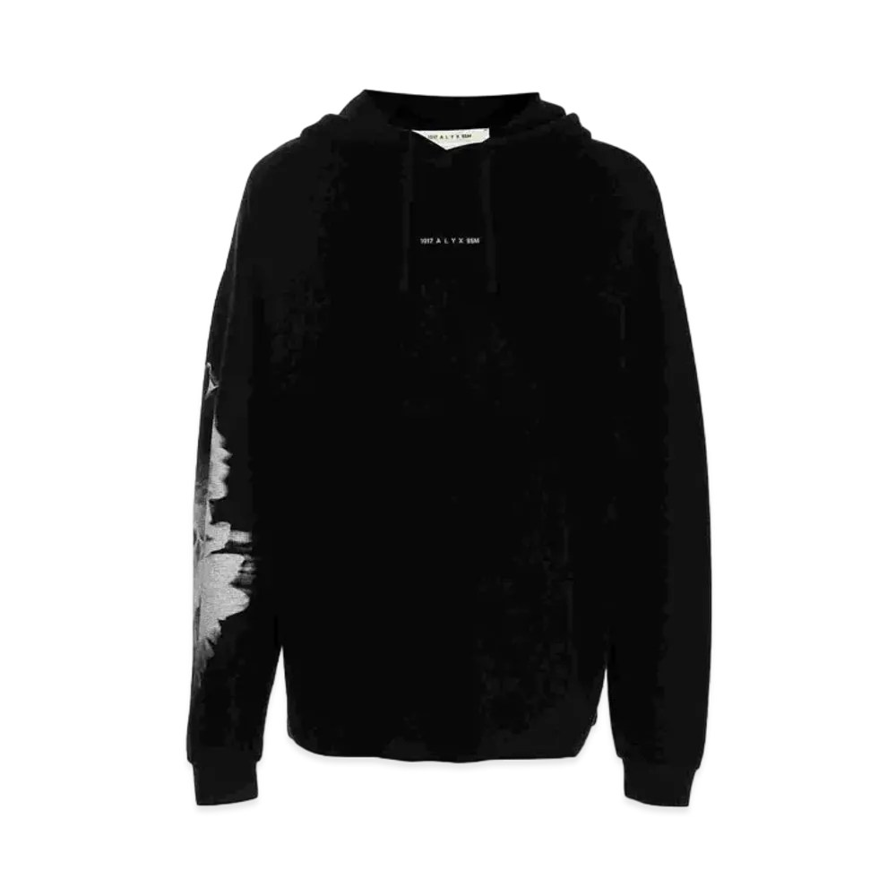 1017 ALYX 9SM Graphic-Print Pullover Hoodie "Black"