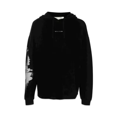 1017 ALYX 9SM Graphic-Print Pullover Hoodie "Black"