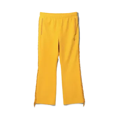Needles Fringe Boot-Cut Track Pant - Poly Kersey "Yellow"