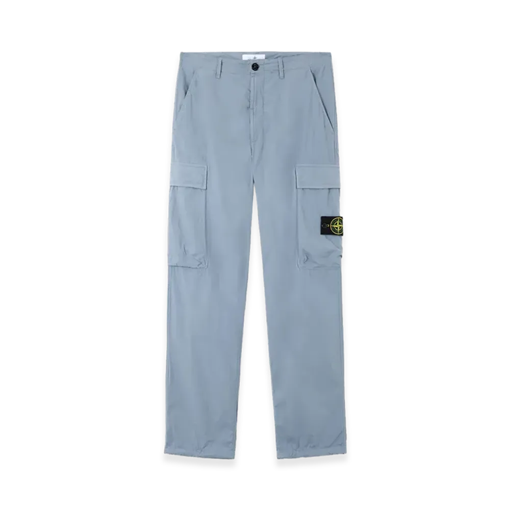 Stone Island 3100043 Stretch Cotton Tela 'Paracadute' "Avio Blue"