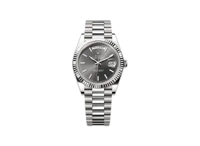 ROLEX Day-Date 40mm White Gold 228239 "Slate"